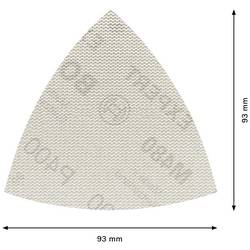 Bosch Accessories EXPERT M480 2608900724 brusná síť pro delta brusky bez otvorů Zrnitost 400 (d x š) 93 mm x 93 mm 5 ks