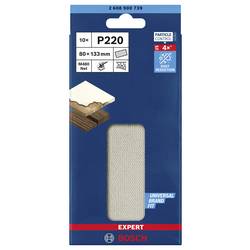 Bosch Accessories EXPERT M480 2608900739 brusná síť pro orbitální brusku bez otvorů Zrnitost 220 (d x š) 133 mm x 80 mm 10 ks
