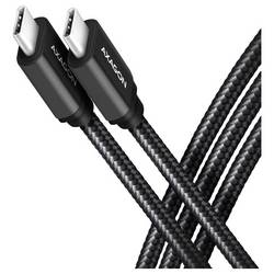 AXAGON Kabel USB-C USB 3.2 Gen1 USB-C ® zástrčka 1.5 m černá pozlacené kontakty BUCM3-CM15AB