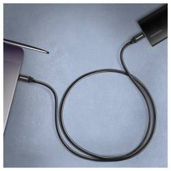 AXAGON Kabel USB-C USB 3.2 Gen1 USB-C ® zástrčka 1.5 m černá pozlacené kontakty BUCM3-CM15AB