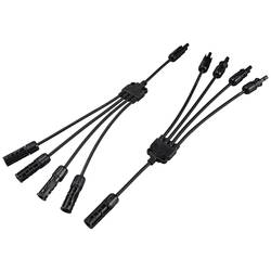 Sygonix SY-6407994 Připojení solárního systému kabelový adaptér, černá, 46.5 cm