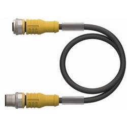 Turck RKC4.4T-0.6-RSC4.4T/TXL3013 upravený zástrčkový konektor pro senzory - aktory, 6630917, piny: 4, 0.60 m, 10 ks