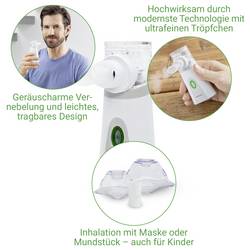 Medisana IN 515 tragbarer Ultraschallvernebler inhalátor s náustkem, s ultrazvukem, s inhalační maskou