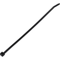 TRU COMPONENTS TC-13340664, TC-RT-200-4.6-B, stahovací pásky, 4.6 mm, 200 mm, černá, rozpojitelná, chemická odolnost, odolná vůči UV záření, 100 ks