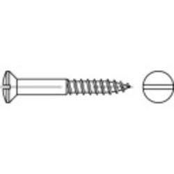 TOOLCRAFT TO-5446182 šroub do dřeva se zápustnou hlavou 3 mm 25 mm příruba DIN 95 mosaz 200 ks