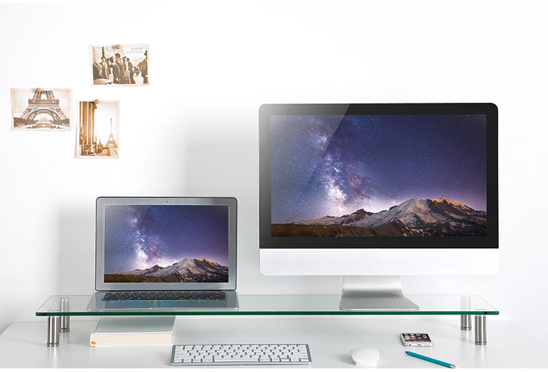 LogiLink BP0060 podstavec pod PC monitor 1 Displej: (s) transparentní nastavitelná výška