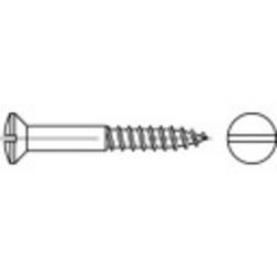 TOOLCRAFT TO-5446503 šroub do dřeva se zápustnou hlavou 3 mm 40 mm příruba DIN 95 mosaz 200 ks