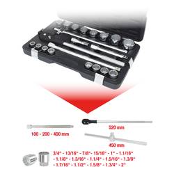 KS Tools sada nástrčných klíčů, palcový , 3/4, 911.0751