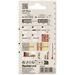 Fischer 567828 SX Plus rozpěrná hmoždinka 50 mm 10 mm 5 ks
