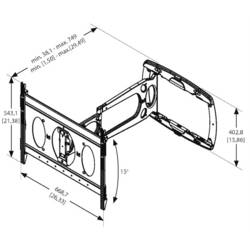 Vogels PFW 6850 TV držák na zeď 81,3 cm (32) - 182,9 cm (72) naklápěcí, nakláněcí, odnímatelný