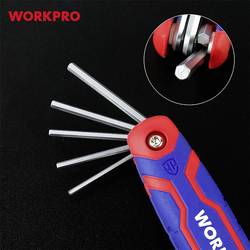 WorkPro vnější šestihran šestihranný klíč 1.5 mm, 2.0 mm, 2.5 mm, 3.0 mm, 4.0 mm, 5.0 mm, 6.0 mm, 8.0 mm