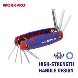 WorkPro vnější šestihran šestihranný klíč 1.5 mm, 2.0 mm, 2.5 mm, 3.0 mm, 4.0 mm, 5.0 mm, 6.0 mm, 8.0 mm