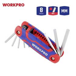 WorkPro vnější šestihran šestihranný klíč 1.5 mm, 2.0 mm, 2.5 mm, 3.0 mm, 4.0 mm, 5.0 mm, 6.0 mm, 8.0 mm