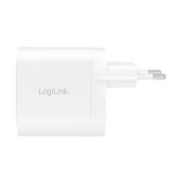 LogiLink PA0282 USB nabíječka, USB Power Delivery (USB-PD) , 2x USB-C®, 20 W, Dodávka energie, bílá
