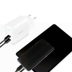 LogiLink PA0282 USB nabíječka, USB Power Delivery (USB-PD) , 2x USB-C®, 20 W, Dodávka energie, bílá