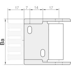 igus Easy Chain® E-Kette® E14.2 114.2.12PZ připojovací prvek princip tlačítka