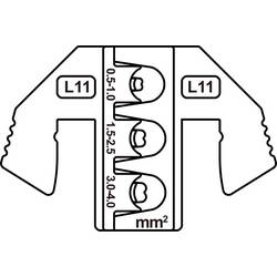 TOOLCRAFT TO-9616533 krimpovací nástavec Zásuvkový SPT kontakt (SWS) 0.5 do 4 mm² Vhodné pro značku (kleště) TOOLCRAFT
