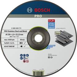 Bosch Accessories 2608600711 2608600711 řezný kotouč lomený 230 mm 1 ks ocel