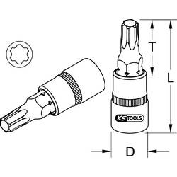 KS Tools 911.3146 911.3146 Nástrčný klíč IP 10 1/4