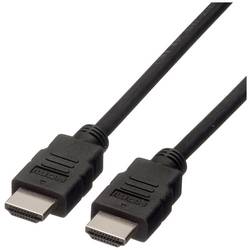 Roline HDMI kabel Zástrčka HDMI-A, Zástrčka HDMI-A 1.00 m černá 11.04.5731 standardní HDMI HDMI kabel
