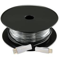 SpeaKa Professional HDMI kabel Zástrčka HDMI-A, Zástrčka HDMI-A 30.00 m černá SP-9019352 4K UHD, stíněný HDMI kabel