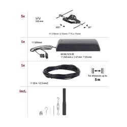Paulmann Wire Systems 94434 kompletní lankový systém GU5.3 černá (matná), chrom