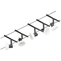 Paulmann Wire Systems 94450 kompletní lankový systém GU5.3 černá (matná), chrom