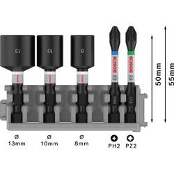 Bosch Accessories 2608522350 sada nástavců pro nástrčný klíč, 2608522350