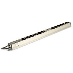 Digitus DN-95405 19 palec zásuvková lišta pro datové skříně 1 U zásuvka s ochranným kontaktem černá