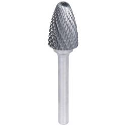 KS Tools 515.3266 frézovací kolík , tvrdokov, kónický tvar s kulovou hlavou, 16.0 mm, Délka 70 mm, Vnější Ø 6 mm, Pracovní délka 45 mm, Ø hřídele 6.0 mm