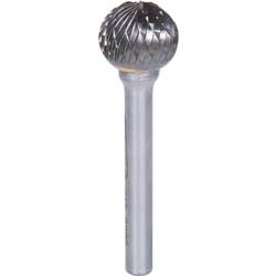 KS Tools 515.3286 frézovací kolík , tvrdokov, koule, 16.0 mm, Délka 60 mm, Vnější Ø 6 mm, Pracovní délka 39 mm, Ø hřídele 6.0 mm