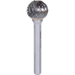 KS Tools 515.3286 frézovací kolík , tvrdokov, koule, 16.0 mm, Délka 60 mm, Vnější Ø 6 mm, Pracovní délka 39 mm, Ø hřídele 6.0 mm