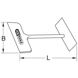 KS Tools 963.9575 Škrabka na deskovou trubku 75 mm
