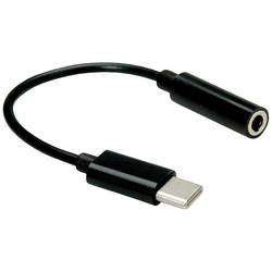 Value TV, monitor adaptér [1x USB-C® zástrčka - 1x jack zásuvka 3,5 mm] 0.13 m