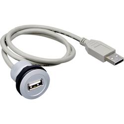 USB vestavný konektor 2.0 Typ A zásuvka, vestavná RRJ-USB Panelová zásuvka USB typ A RRJ-USB Schlegel Množství: 1 ks
