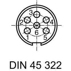 Amphenol T 3427 000 kulatý faston, 1 ks