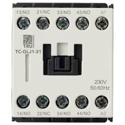 TRU COMPONENTS TC-GYJ1-31-230VAC pomocný stykač 3 spínací kontakty, 1 rozpínací kontakt 230 V/AC 10 A 1 ks