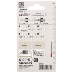 Fischer 572913 DuoHM 6x55 S PH PZ hmoždinka do dutin 55 mm 4 ks