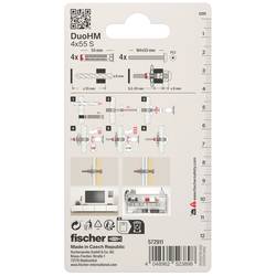 Fischer 572911 DuoHM 4x55 S PH PZ hmoždinka do dutin 55 mm 4 ks