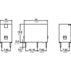 Panasonic JQ1AB24F, JQ1AB24F relé do DPS, monostabilní, 1 cívka, 110 V/DC, 250 V/AC, 5 A, 1 ks