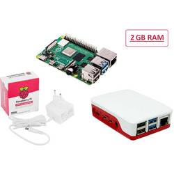 Raspberry Pi® Essentials Kit Raspberry Pi® 4 B , 4 x1.5 GHz, vč. napájecího zdroje, vč. pouzdra, Operační paměť 3 GB