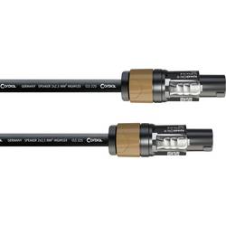 Cordial reproduktor kabel [1x Typ SPK zástrčka - 1x Typ SPK zástrčka] 2 x 2.5 mm² 15.00 m černá