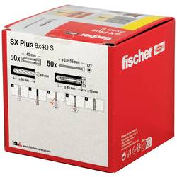 Fischer 568208 SX Plus rozpěrná hmoždinka 40 mm 8 mm 50 ks