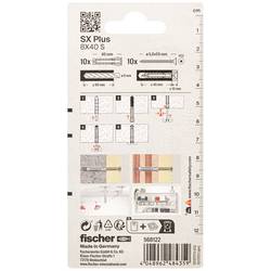 Fischer 568122 SX Plus rozpěrná hmoždinka 40 mm 8 mm 10 ks