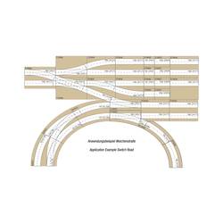 NOCH 53843 H0 Trasový prvek Easy-Track (š x v) 155 mm x 4 mm 476.25 mm