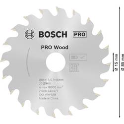 Bosch Accessories Optiline 2608643071 pilový kotouč 85 x 15 x 0.7 mm Počet zubů (na palec): 20 1 ks