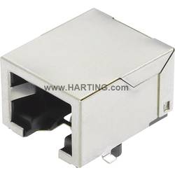 HARTING Han® 3 A RJ45 Hybrid datový zástrčkový konektor pro senzory - aktory, 09455511110, piny: 8P8C, 1 ks