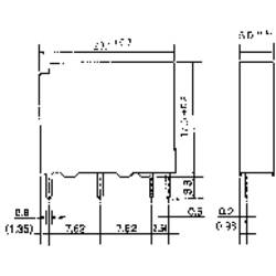 Takamisawa NY-12W-K-IE, NY-12W-K-IE relé do DPS, monostabilní, 1 cívka, 125 V/DC, 250 V/AC, 5 A, 1 ks