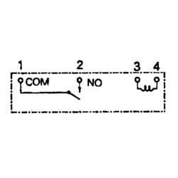 Takamisawa NY-12W-K-IE, NY-12W-K-IE relé do DPS, monostabilní, 1 cívka, 125 V/DC, 250 V/AC, 5 A, 1 ks