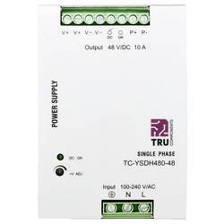 TRU COMPONENTS TC-13864576 síťový zdroj na DIN lištu 48 V/DC 10 A 480 W Počet výstupů:1 x Obsah 1 ks